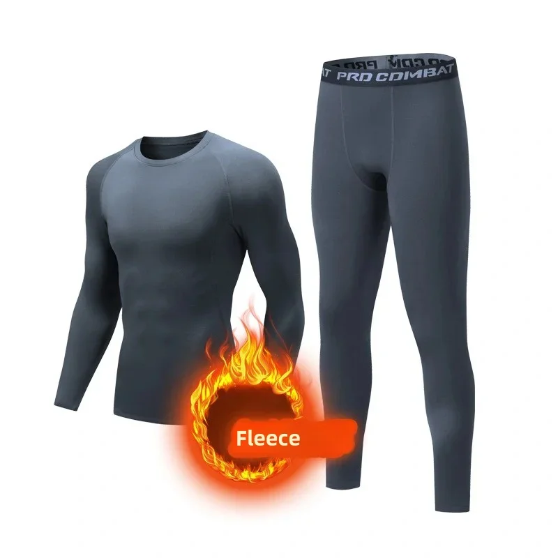 Winter Under Clothing - Men Winter Thermal Underwear Warm Pajamas