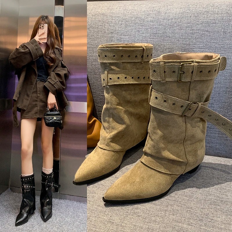 Winter Clothing Clearance Sale - 2025 Pointed Toe Women's Winter Boots