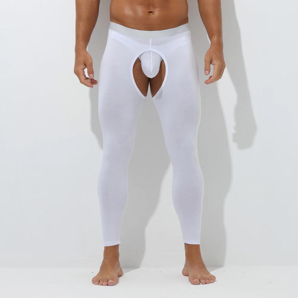 Winter Under Clothing - Mens Thermal Pants Open Crotch Heating