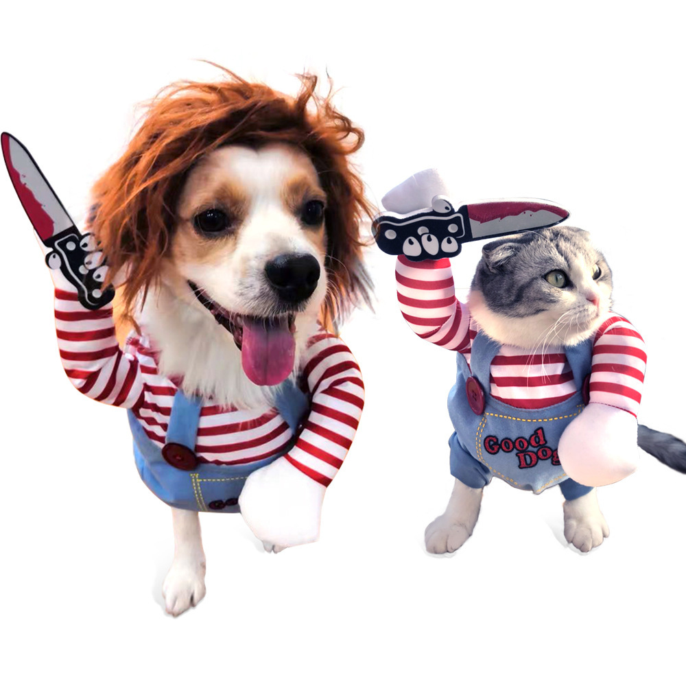 Winter Clothing Pictures - Pet Halloween Costume Pet Clothes Chucky