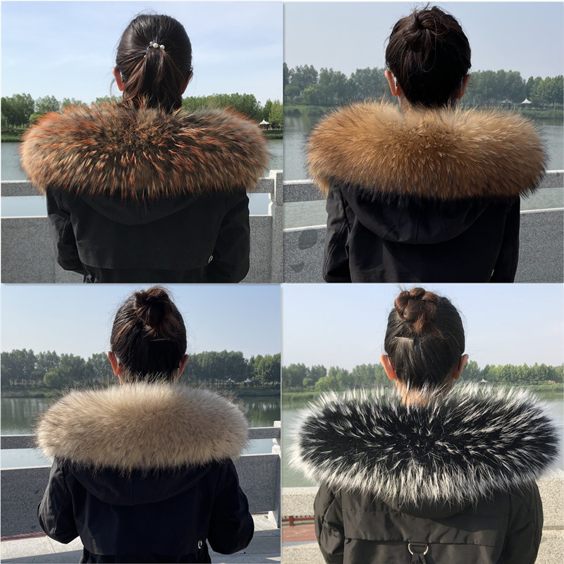 Winter Clothing Clearance Sale - Raccoon Fur Collar Winter Super Large