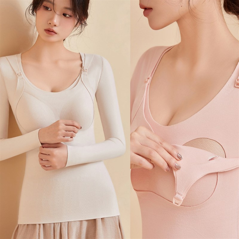 Winter Clothing Needs - Autumn Winter Nursing Crop Top Fleece