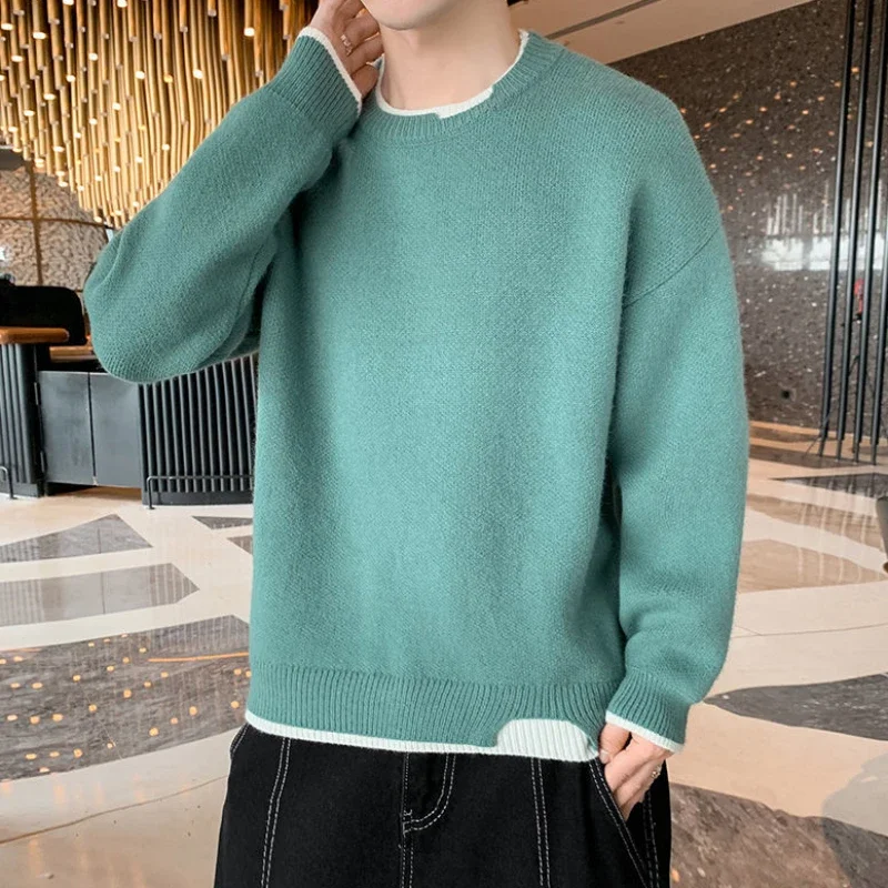Man Clothes Pullovers Round Co - огляд і ціна Winter Clothing Colors