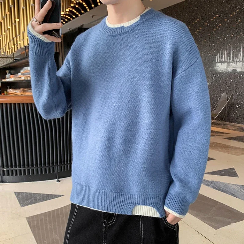 Man Clothes Pullovers Round Co - огляд і ціна Winter Clothing Colors
