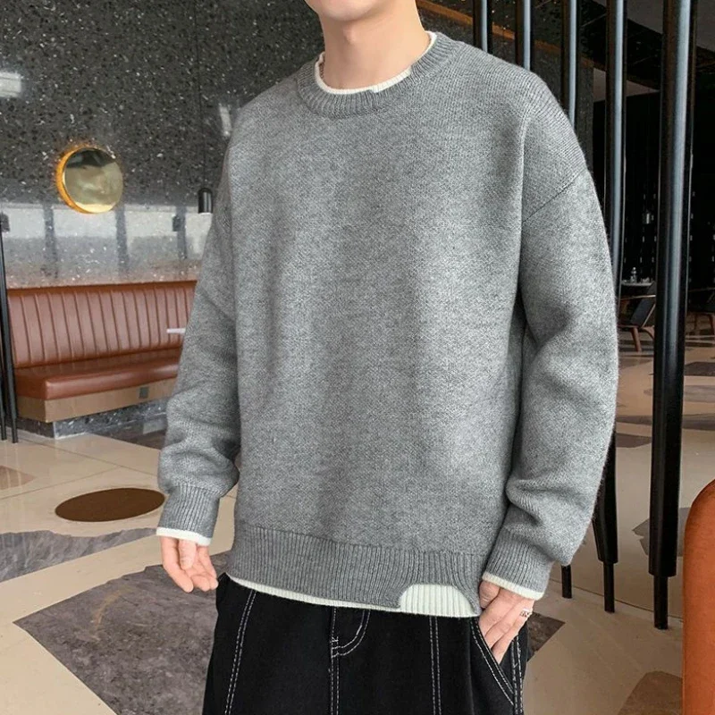 Man Clothes Pullovers Round Co - огляд і ціна Winter Clothing Colors