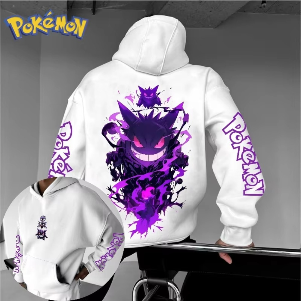Men's New Pokémon Anime Gengar - огляд і ціна Winter Clothing In Japan