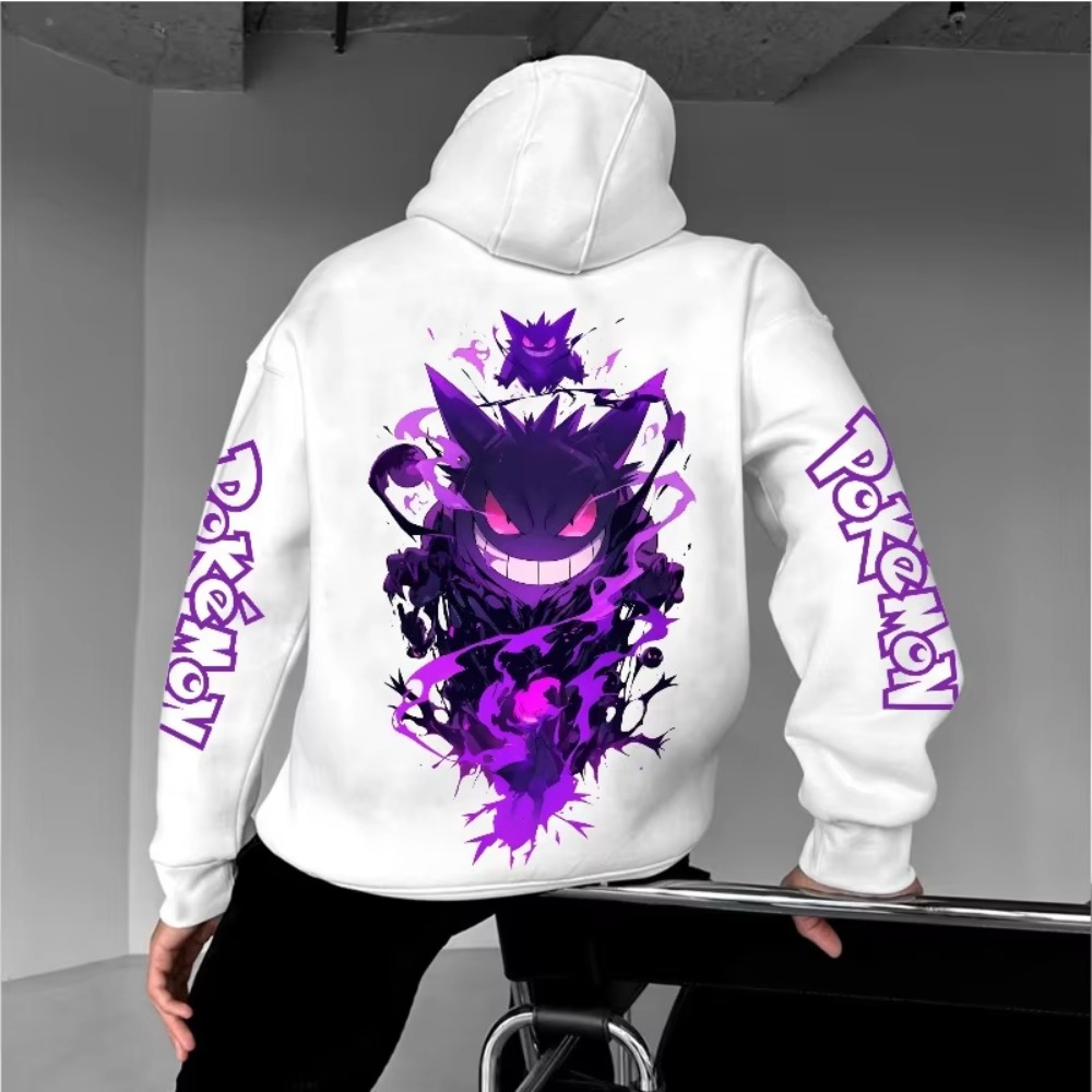 Men's New Pokémon Anime Gengar - огляд і ціна Winter Clothing In Japan