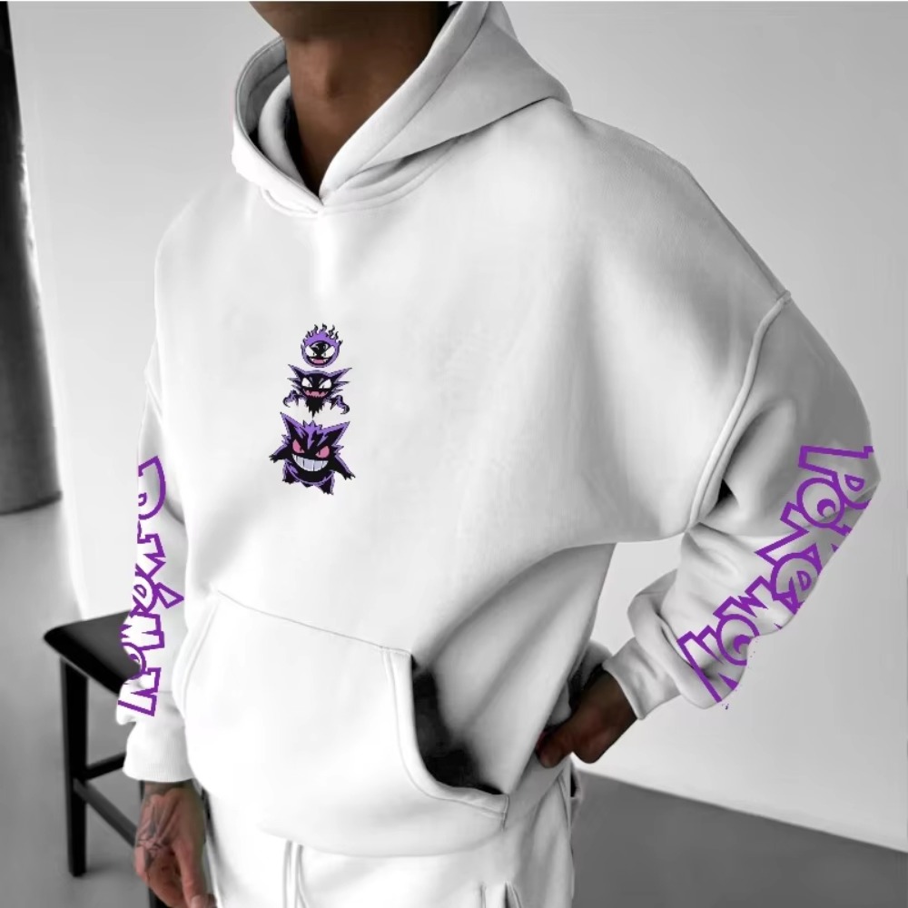 Men's New Pokémon Anime Gengar - огляд і ціна Winter Clothing In Japan