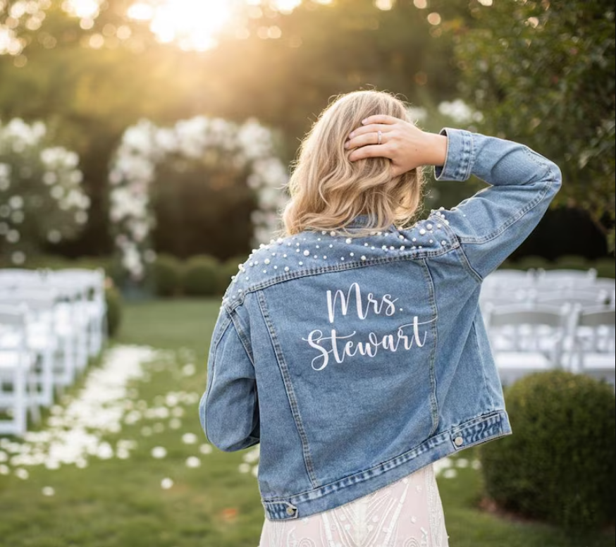 Custom Embroidered Bride Denim - огляд і ціна Winter Clothing Clearance Sale