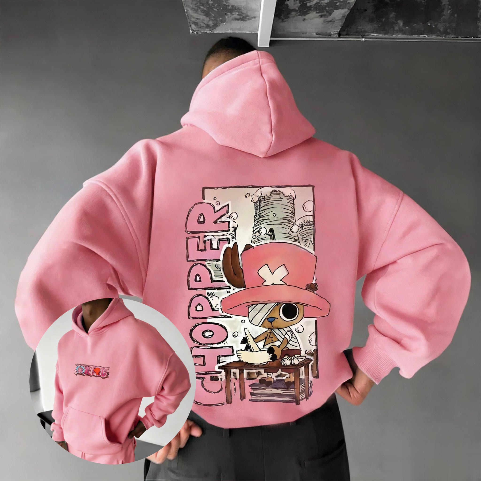 One Piece Chopper Graphic Pull - огляд і ціна Winter Clothing In Japan