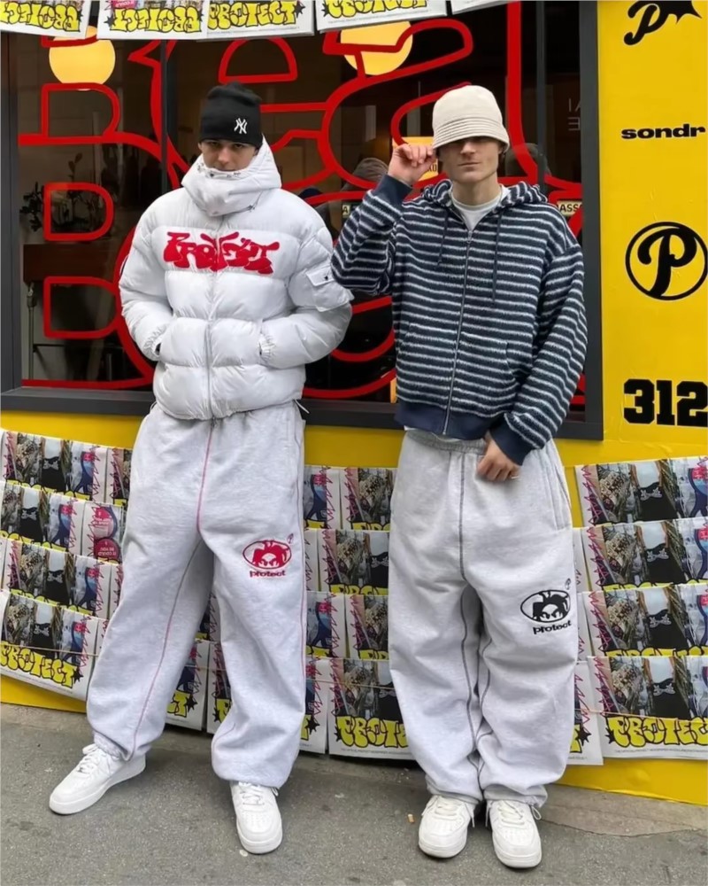 Man Embroidery Baggy Pants Car - огляд і ціна Winter Clothes Shop