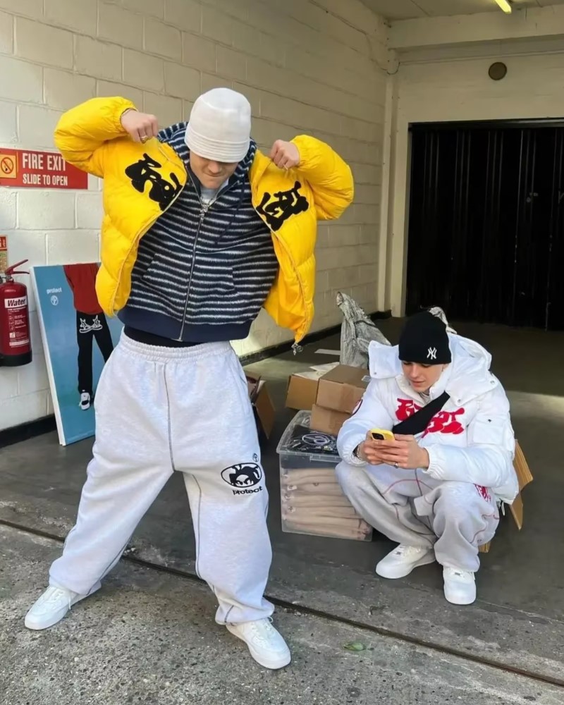 Man Embroidery Baggy Pants Car - огляд і ціна Winter Clothes Shop