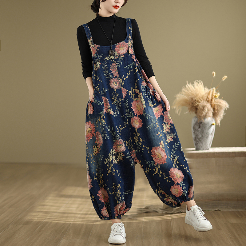 Loose Casual Denim Overalls fo - огляд і ціна Winter Clothing For Plus Size Women