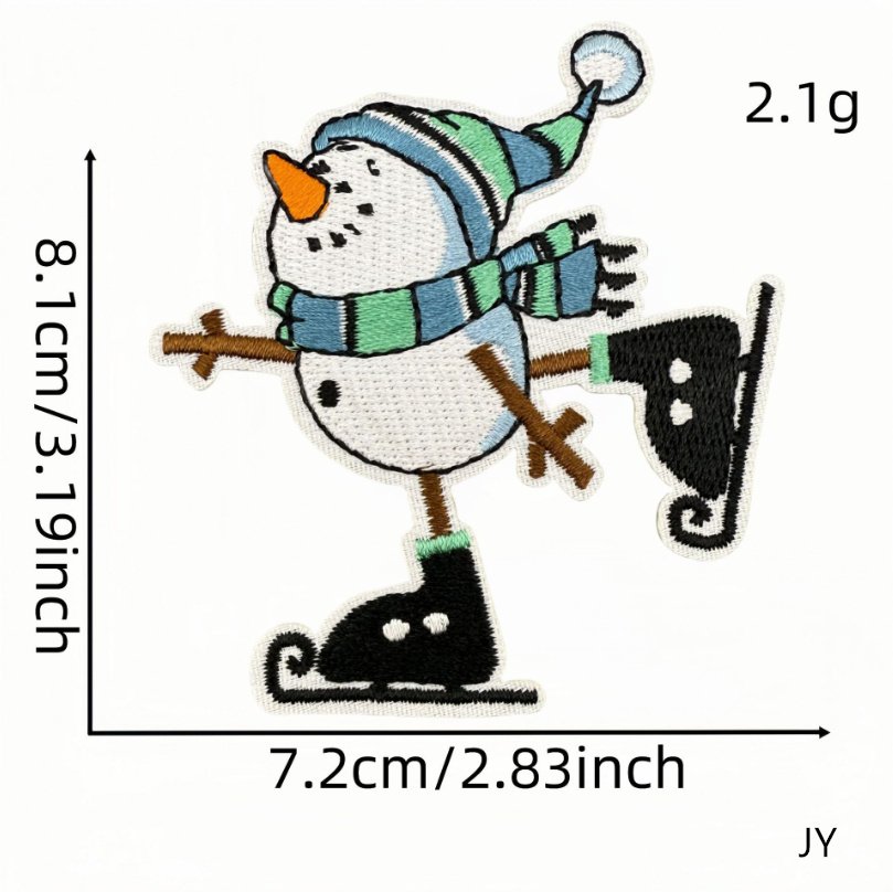 10 Pcs Snowman Winter Badges E - огляд і ціна Winter Clothing Pictures