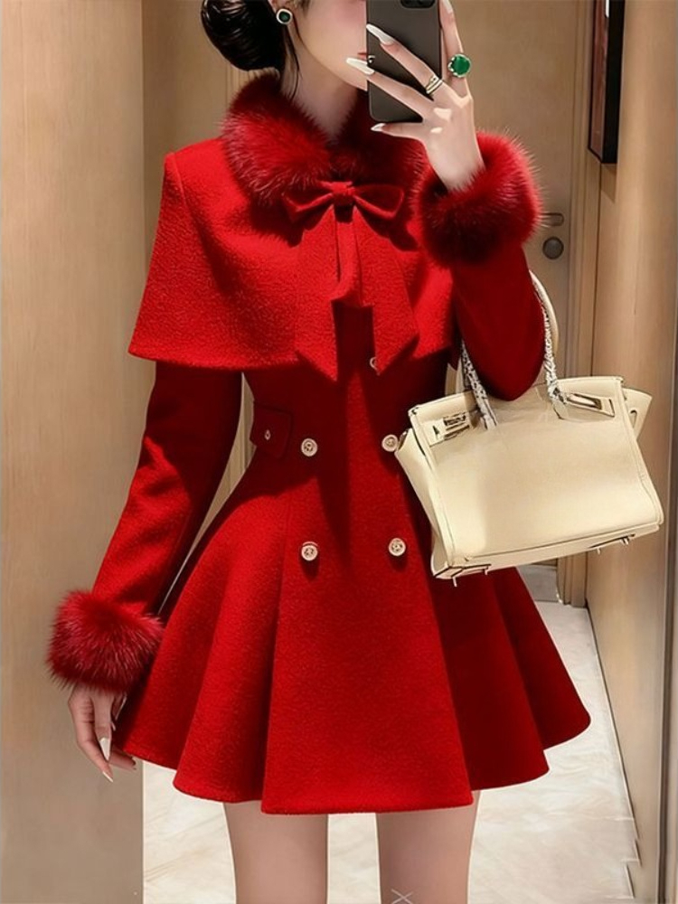 French Elegant Vintage Woolen  - огляд і ціна Winter Clothing Clearance Sale