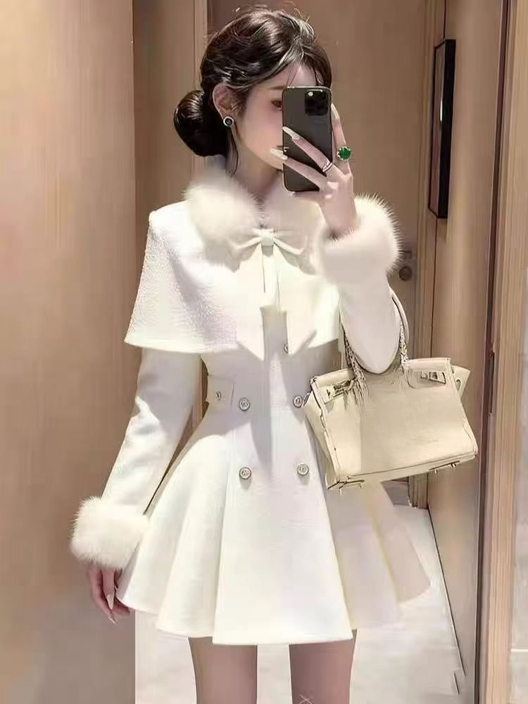 French Elegant Vintage Woolen  - огляд і ціна Winter Clothing Clearance Sale
