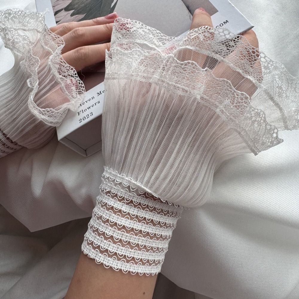 Multilayer Ruffle Lace False S - огляд і ціна Winter Clothing Women Sale