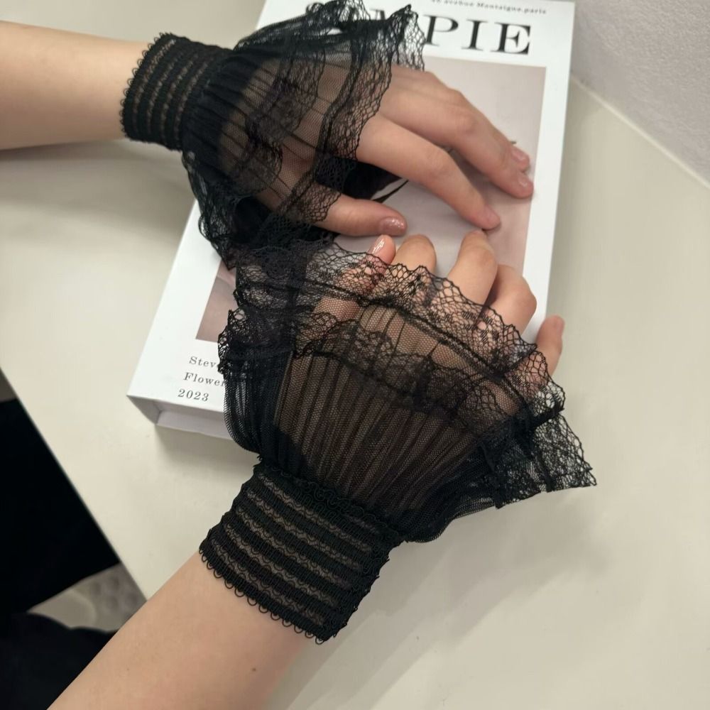 Multilayer Ruffle Lace False S - огляд і ціна Winter Clothing Women Sale