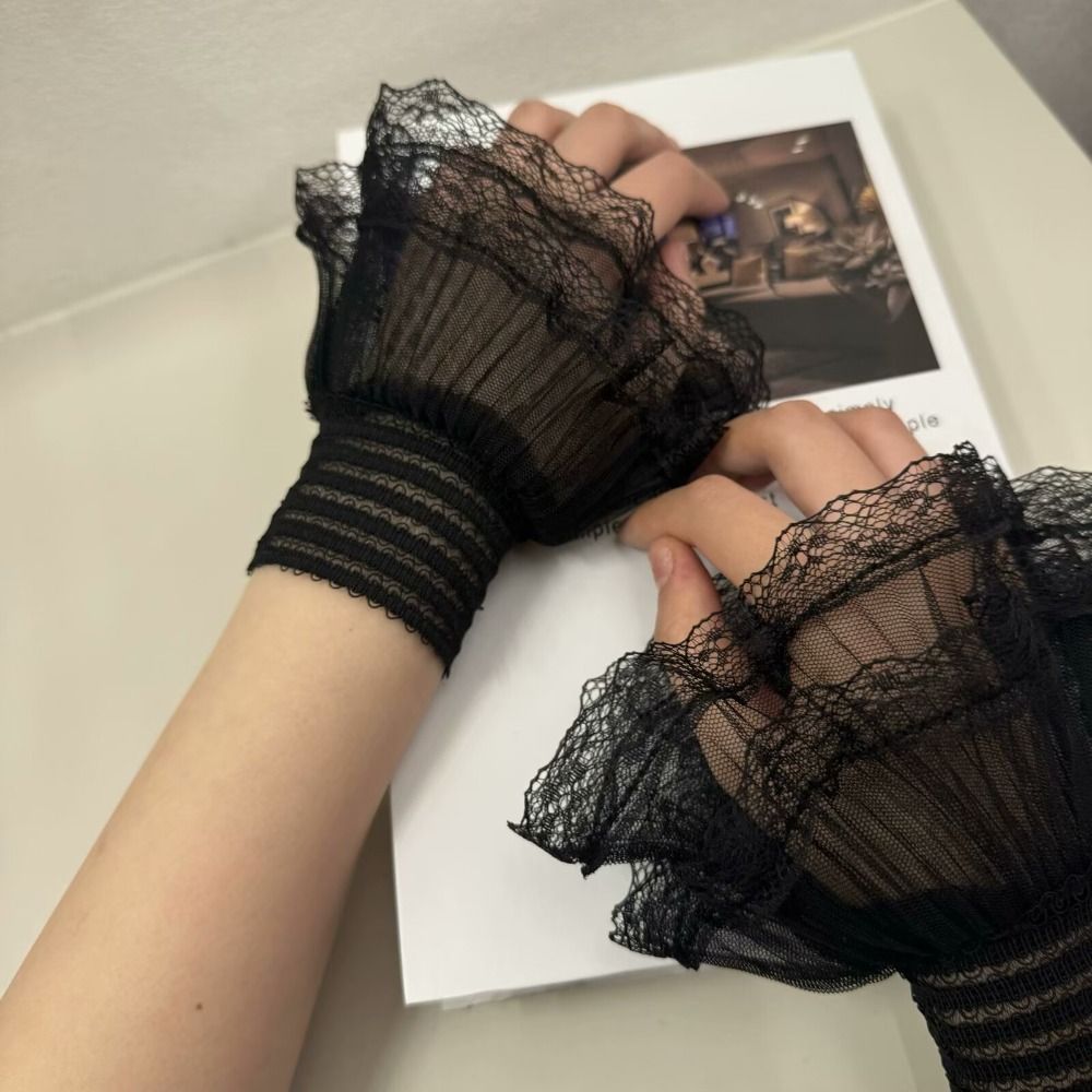 Multilayer Ruffle Lace False S - огляд і ціна Winter Clothing Women Sale