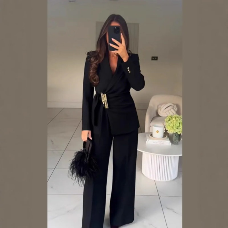 Women's Suit Pants Two-Piece S - огляд і ціна Winter Clothing Women Sale