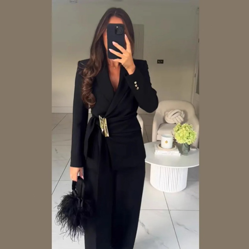 Women's Suit Pants Two-Piece S - огляд і ціна Winter Clothing Women Sale