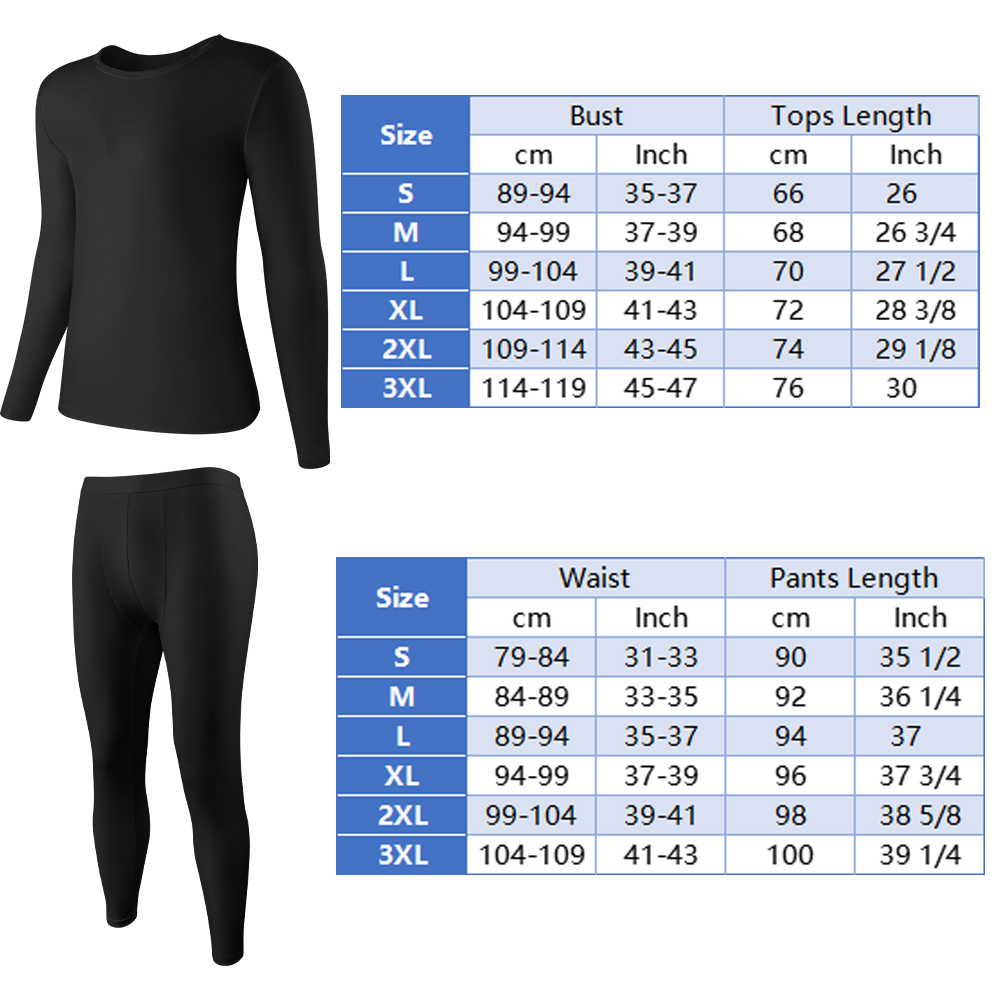 Mens Thermal Underwear Set Fle - огляд і ціна Winter Under Clothing