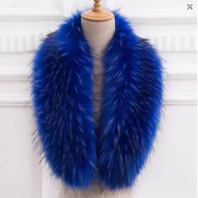 Natural Fur Collar Real raccoo - огляд і ціна Winter Clothing Clearance Sale