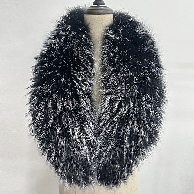 Natural Fur Collar Real raccoo - огляд і ціна Winter Clothing Clearance Sale