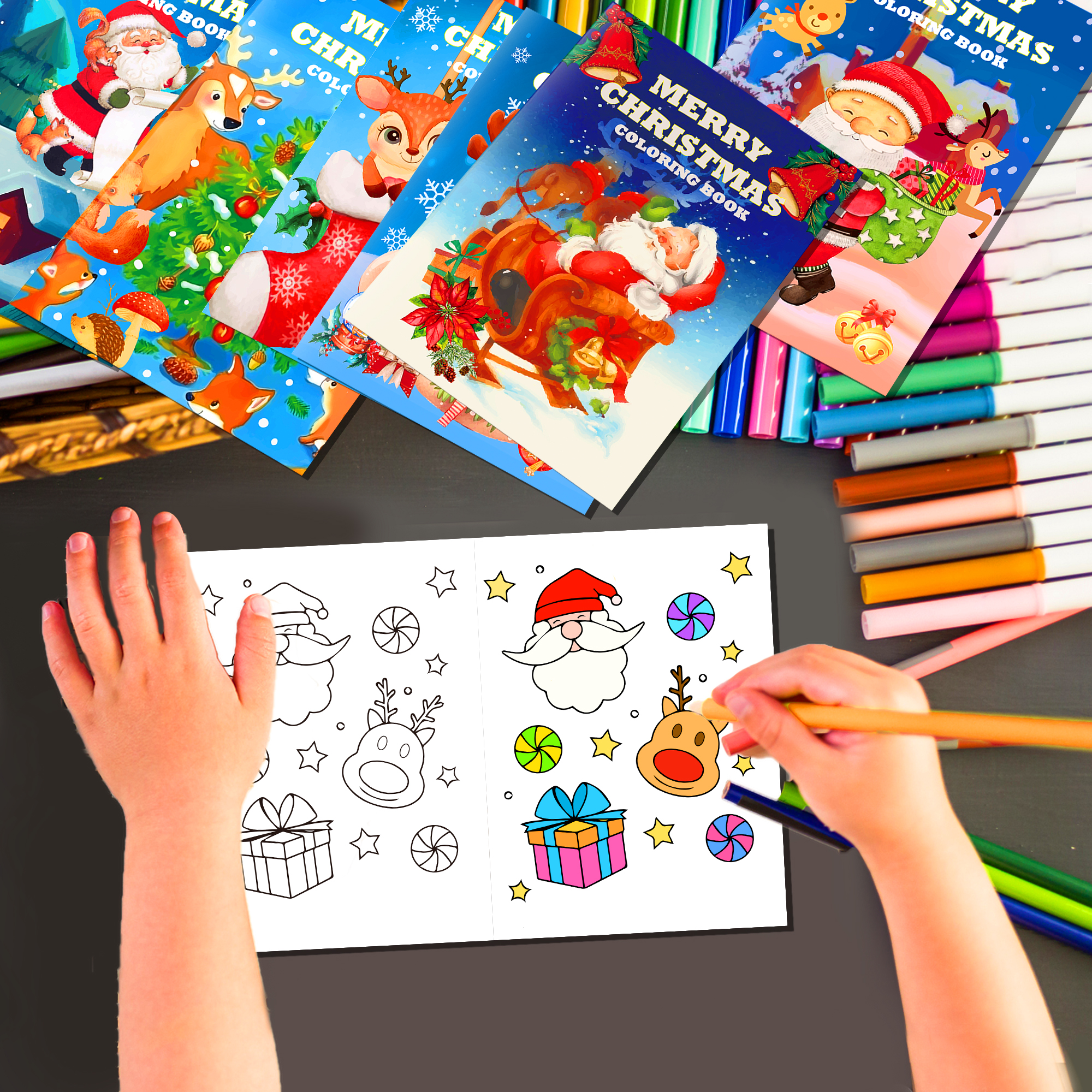 16pcs Cartoon Merry Christmas  - огляд і ціна Winter Clothing Pictures