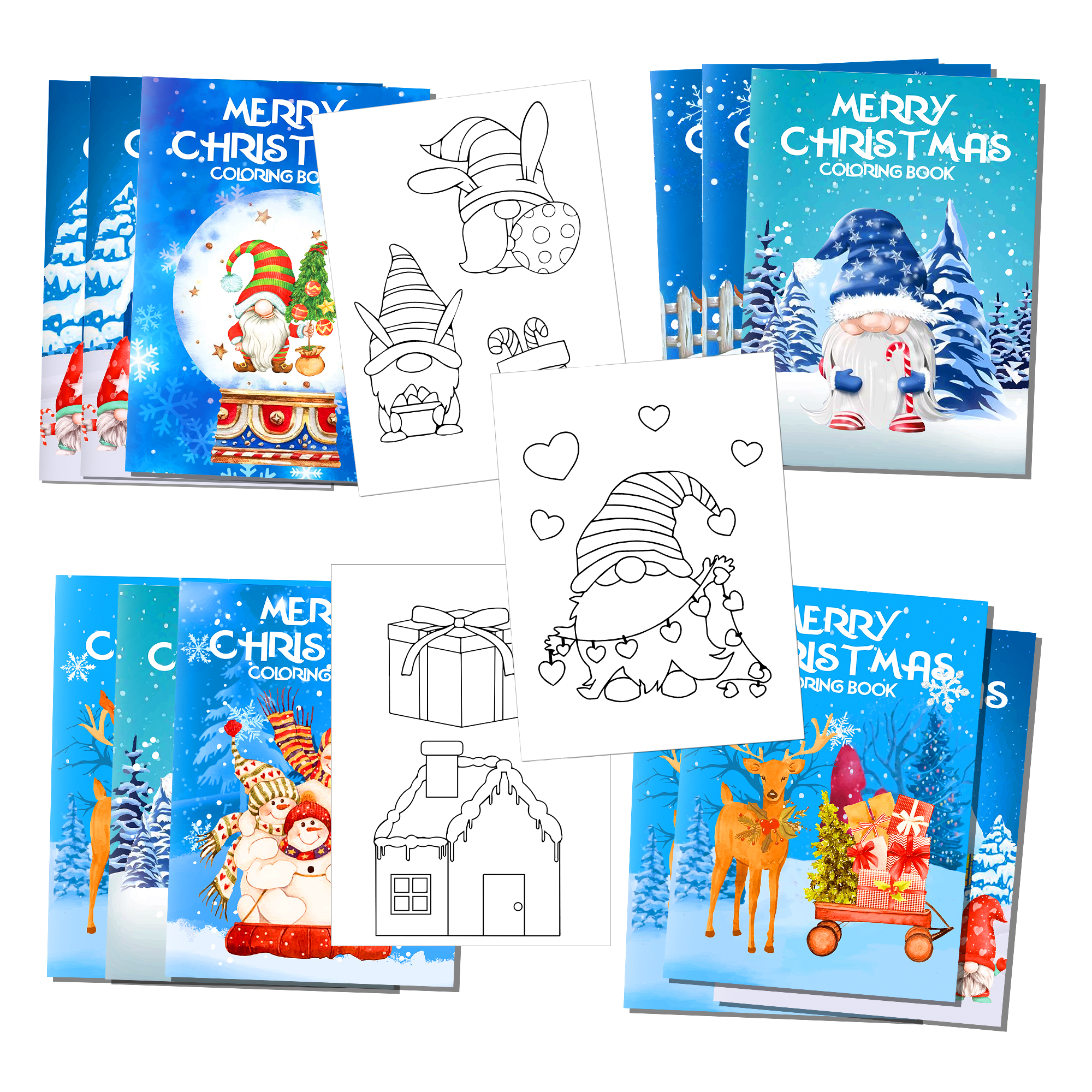 16pcs Cartoon Merry Christmas  - огляд і ціна Winter Clothing Pictures