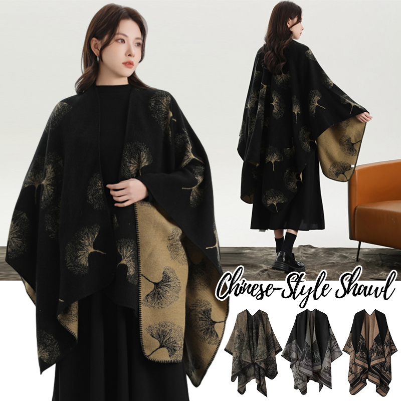 Printed Knitted Shawl for Wome - огляд і ціна Winter Clothing Ideas