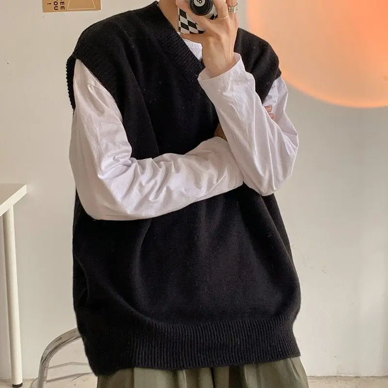 Plain Sleeveless Knitted Sweat - огляд і ціна Winter Clothes Shop