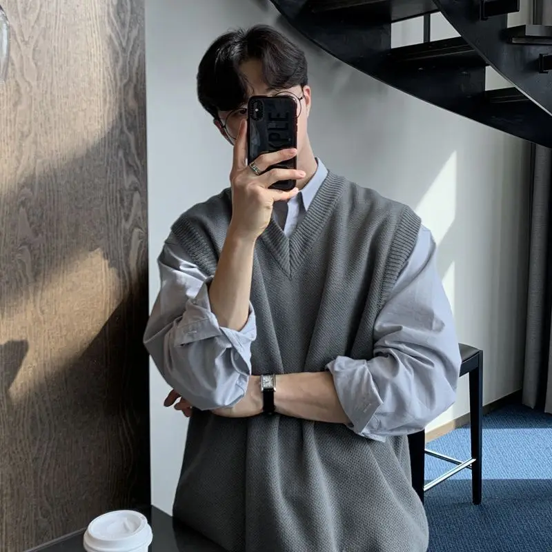 Plain Sleeveless Knitted Sweat - огляд і ціна Winter Clothes Shop