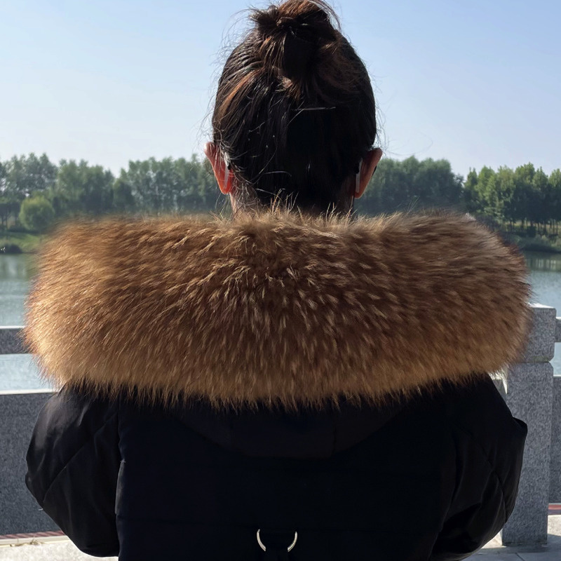 Raccoon Fur Collar Winter Supe - огляд і ціна Winter Clothing Clearance Sale
