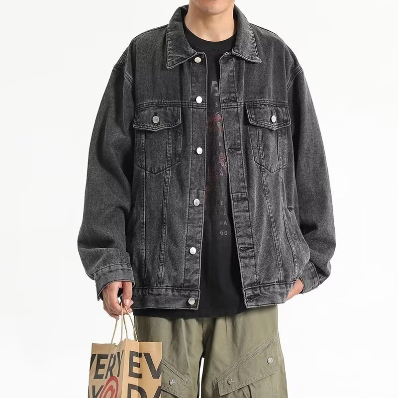 Men's Spring Autumn Button Den - огляд і ціна Winter Clothing Pictures