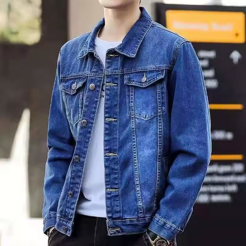 Men's Spring Autumn Button Den - огляд і ціна Winter Clothing Pictures