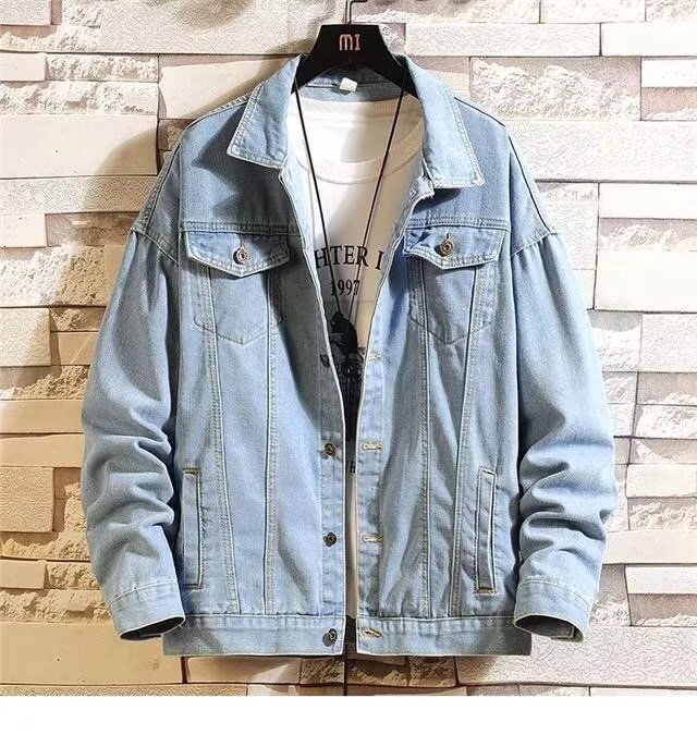 Men's Spring Autumn Button Den - огляд і ціна Winter Clothing Pictures
