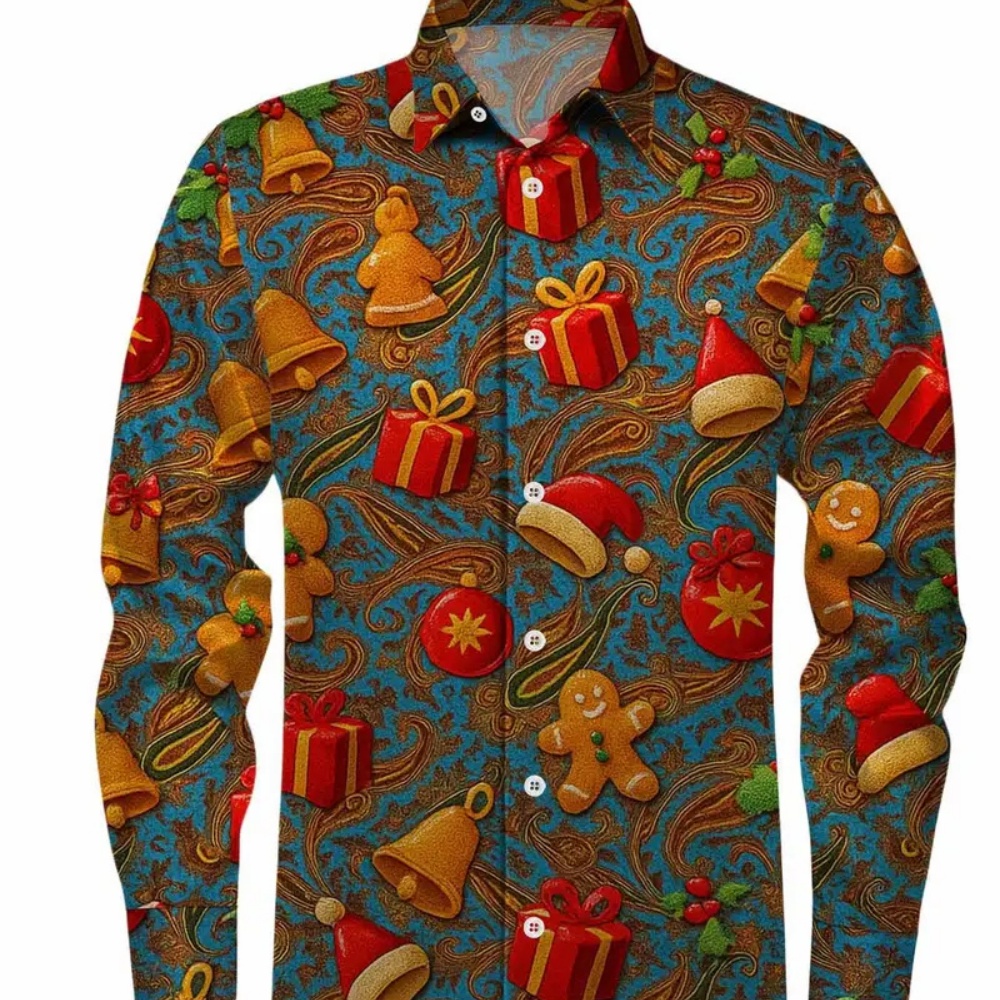 Men's Long-Sleeved Christmas P - огляд і ціна Winter Clothing Ideas