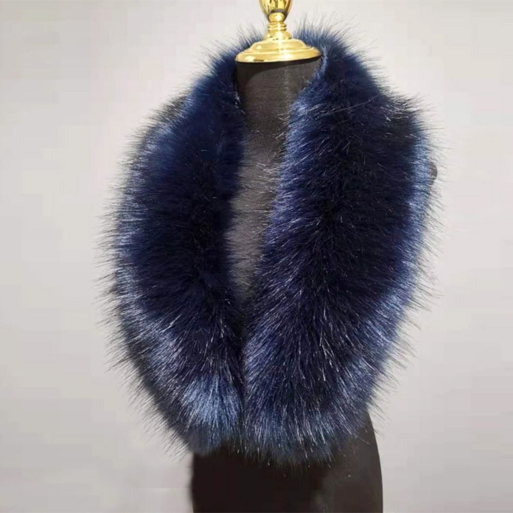 New 80cm Large Faux Fur Collar - огляд і ціна Winter Clothing Clearance Sale