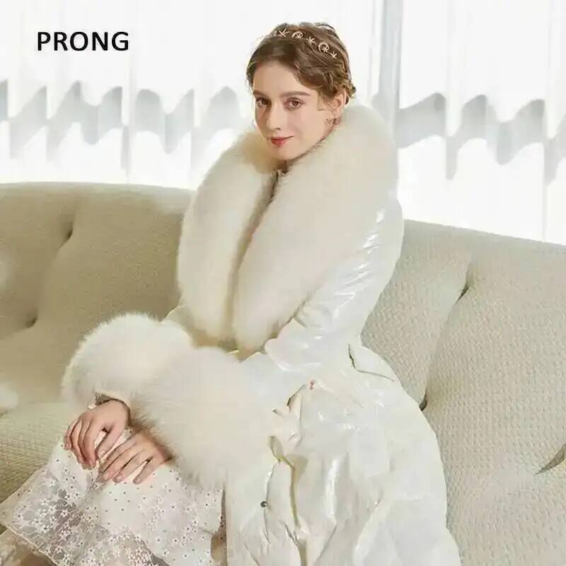 100% Real Fox Fur Collar Winte - огляд і ціна Winter Clothing Clearance Sale