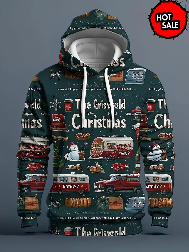 Christmas Unisex Hooded Sweats - огляд і ціна Winter Clothing Kids Sale