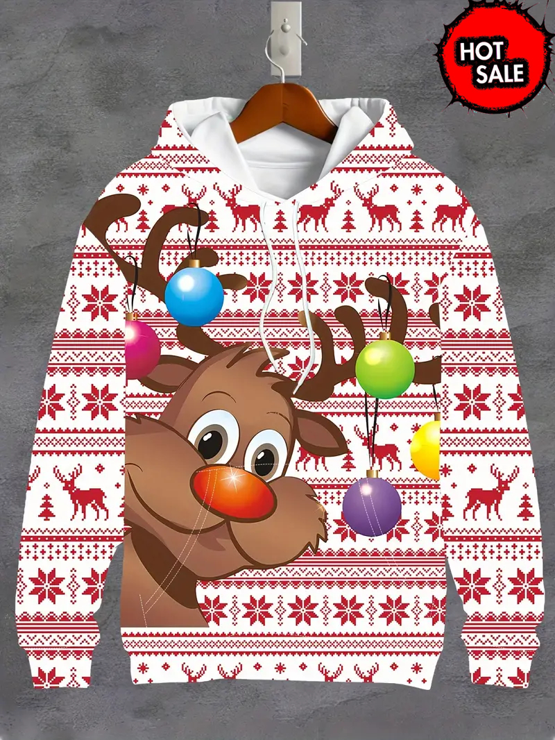 Christmas Unisex Hooded Sweats - огляд і ціна Winter Clothing Kids Sale