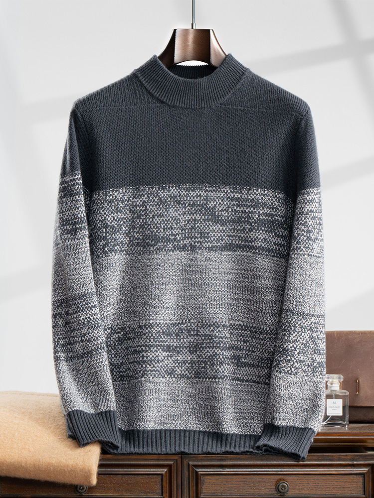 Men's 100% Cashmere Sweater Th - огляд і ціна Winter Clothing Colors