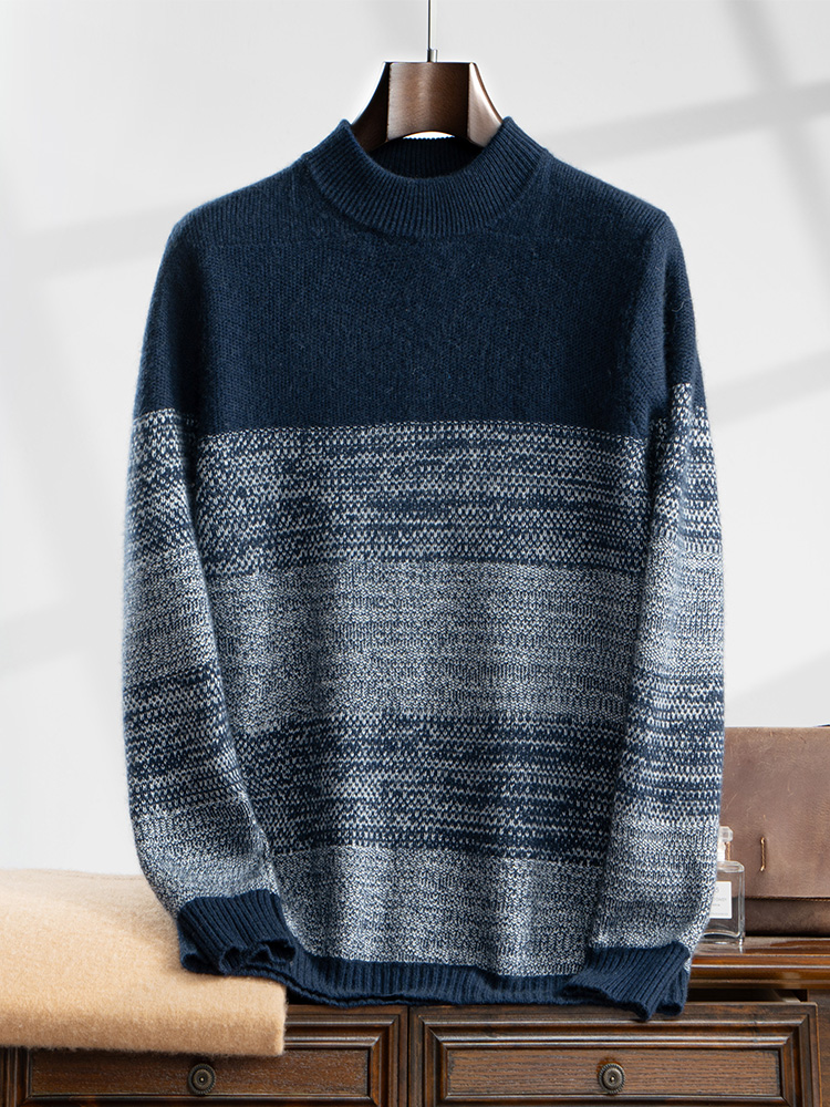Men's 100% Cashmere Sweater Th - огляд і ціна Winter Clothing Colors