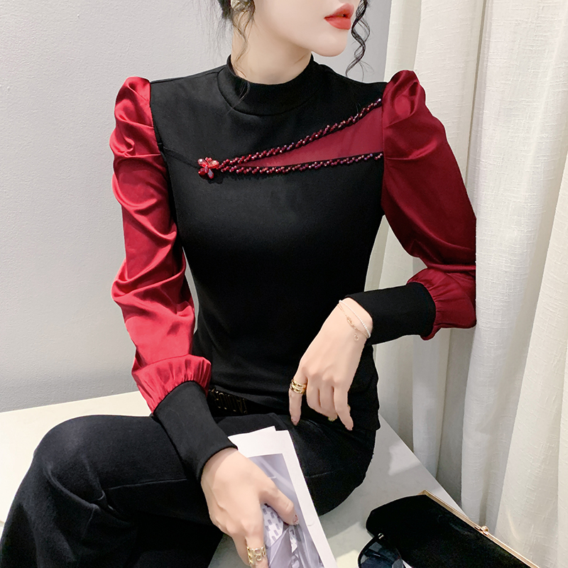 Elegant Slim Beading Shirt Wom - огляд і ціна Winter Clothing Colors