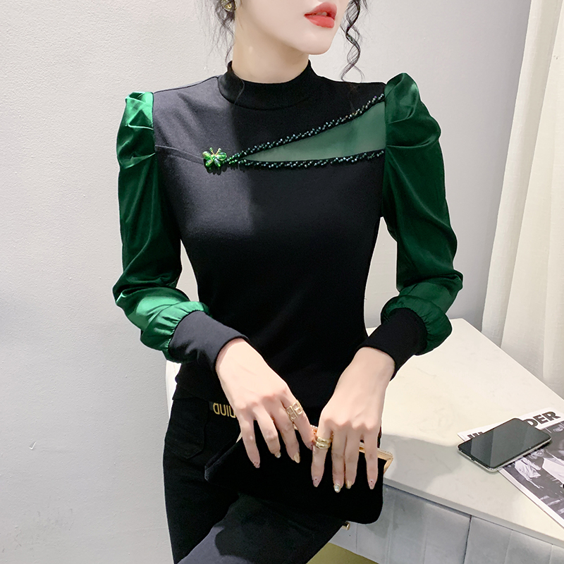 Elegant Slim Beading Shirt Wom - огляд і ціна Winter Clothing Colors
