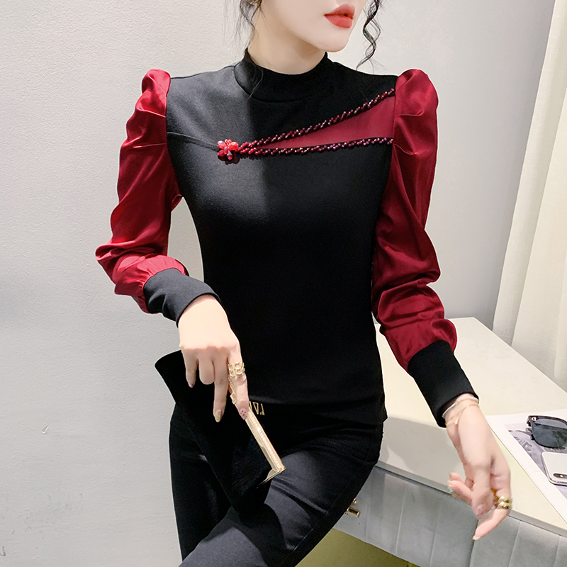 Elegant Slim Beading Shirt Wom - огляд і ціна Winter Clothing Colors