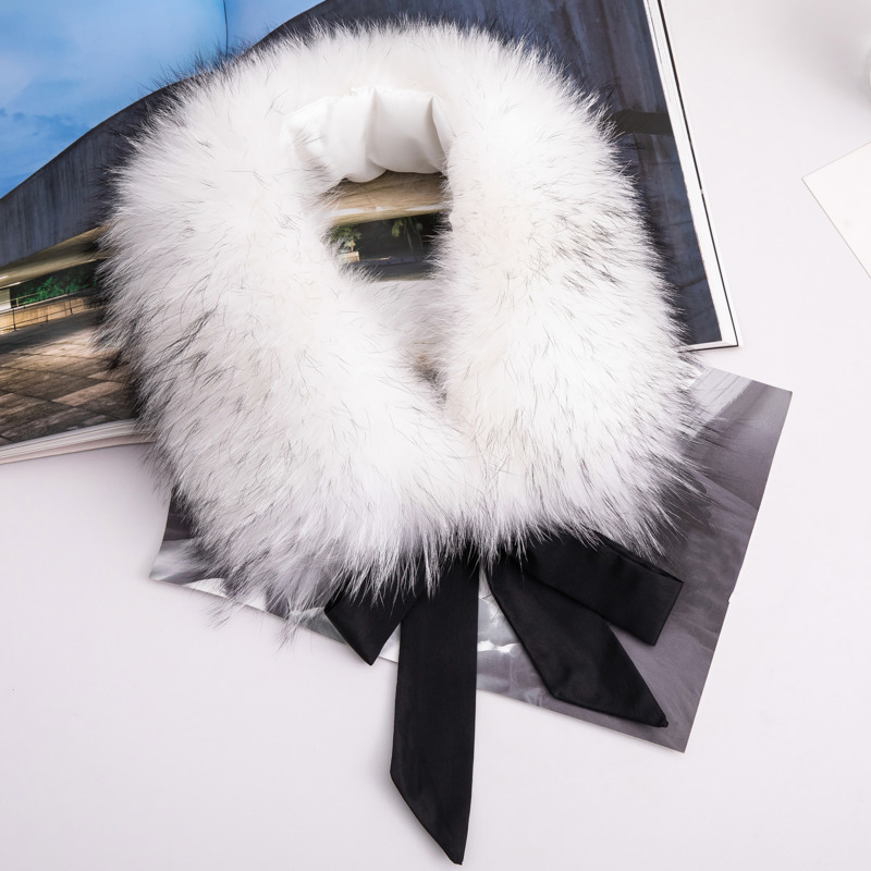 Natural Raccoon Fur Collar War - огляд і ціна Winter Clothing Clearance Sale