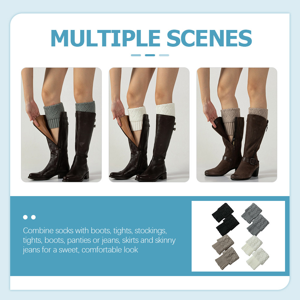 4Pairs Warm Leg Warmers Winter - огляд і ціна Winter Clothing Leg Warmers